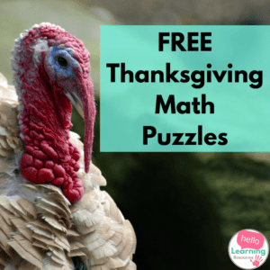 Thanksgiving Puzzle Freebie