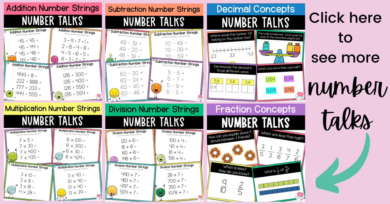 Number Talks in the Math Classroom - Hello Learning