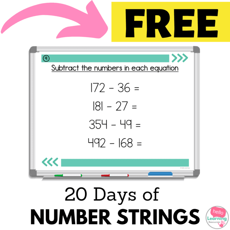 Number Talks and Number Strings - Hello Learning