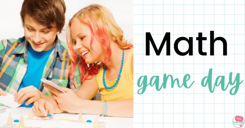 math game day showing two kids playing a game together