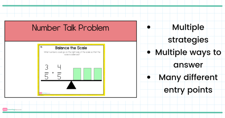 Number Talk Planner Examples Planning Number Talk Activities - Hello Learning