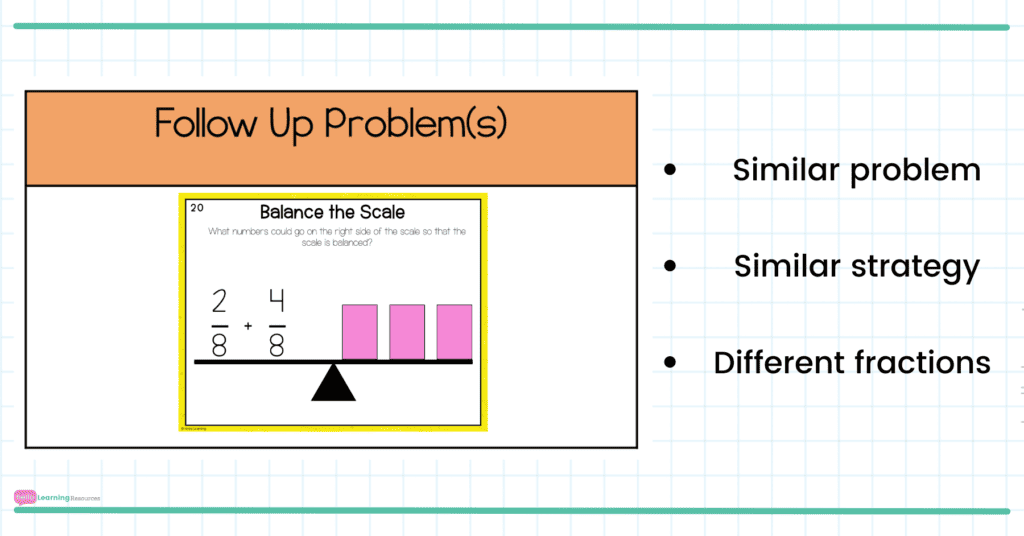 choosing related or follow up number talk problems