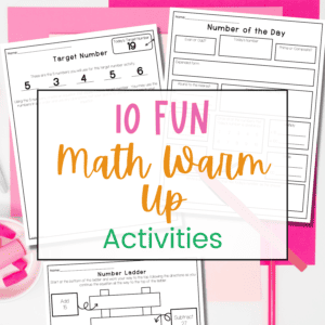 10 Fun Math Warm-Up Activities