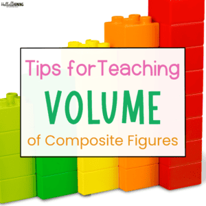 composite volume with stacks of cubes